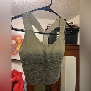 PINK Victoria's Secret Gray Gradient Sports Bra